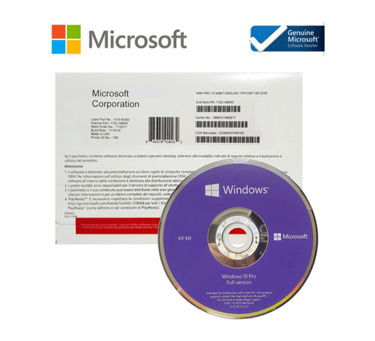 Windows pro 10 64Bit Eng Intl 1pk DSP OEI DVD– Innovative