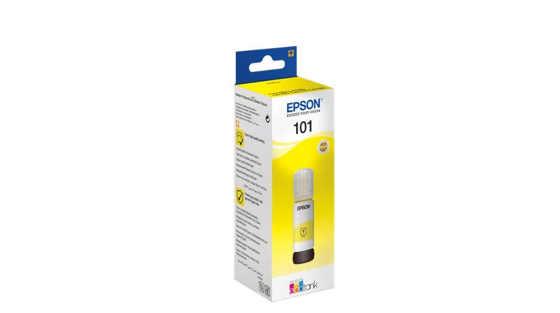 Genuine Epson 101 EcoTank Yellow Ink Bottle 70 ml - Buy online at best prices in Kenya 