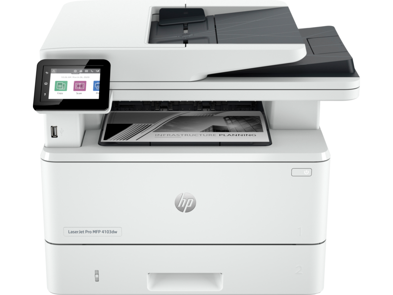 HP LaserJet Pro MFP 4103dw Printer