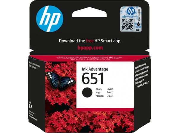 HP 651 Black Original Ink Advantage Cartridge C2P10AE