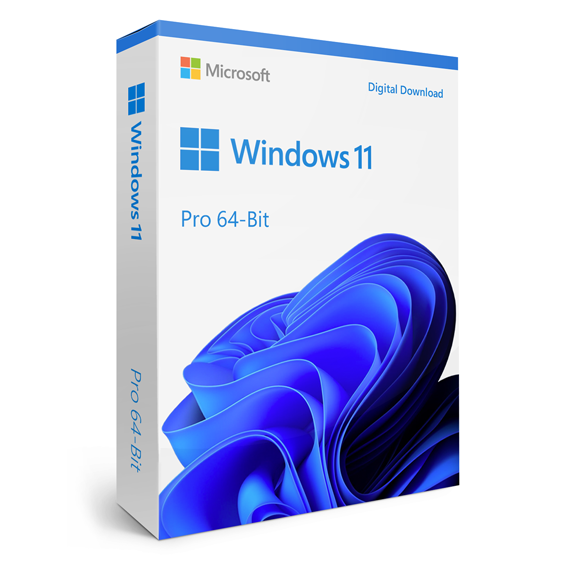 Microsoft Windows 11 Pro 64-bit, DVD 