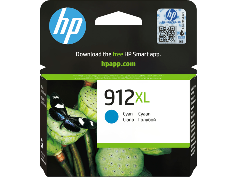 HP 912 XL Cyan Original Ink Cartridge-3YL81AE