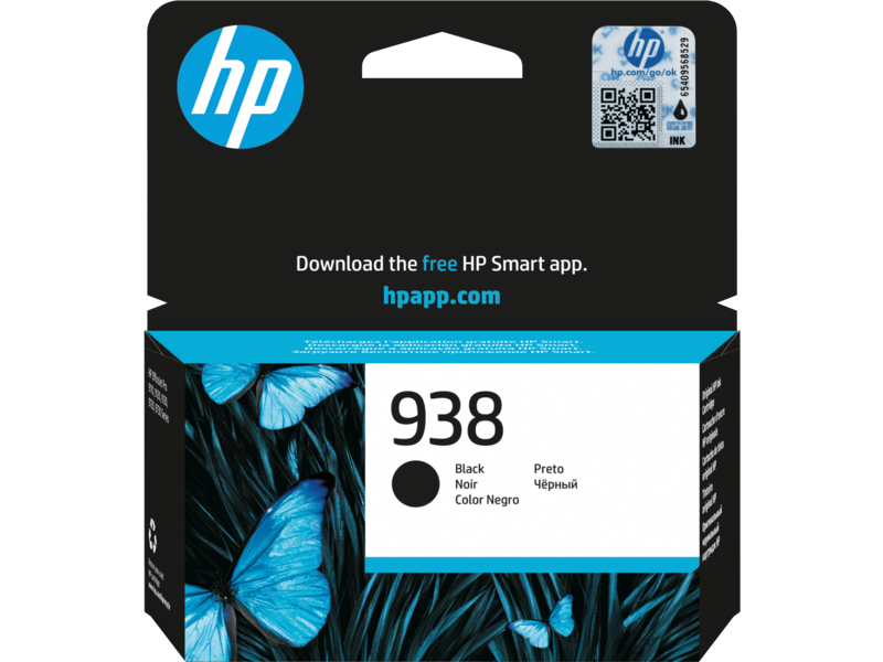 HP 938 Black Original Ink Cartridge-4S6X8PE