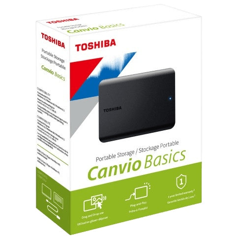 Toshiba External Hard Drive 1TB Canvio Basics - Buy online at best prices in Nairobi