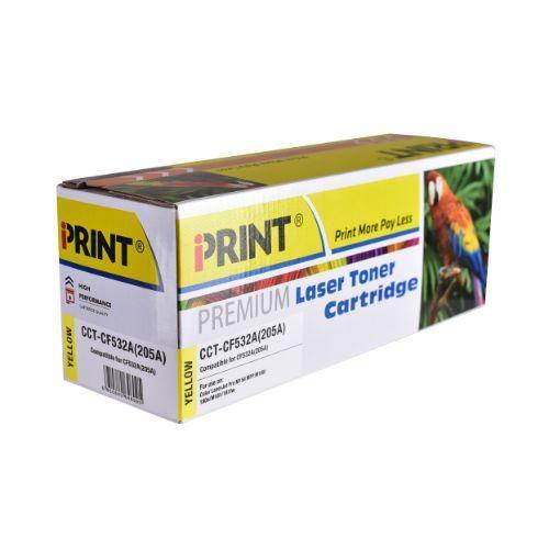 IPRINT CF532A Compatible Yellow Toner Cartridge for Yellow HP 205A Laser Toner 