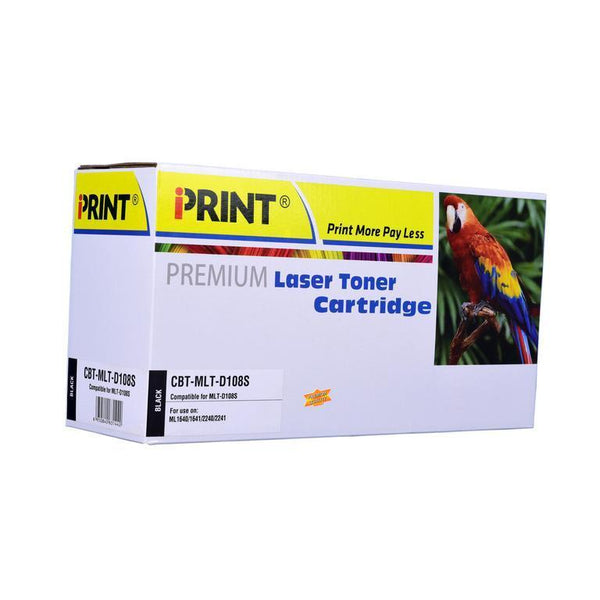 IPRINT MLT-108S Compatible Black Toner Cartridge for Samsung MLT D108S 