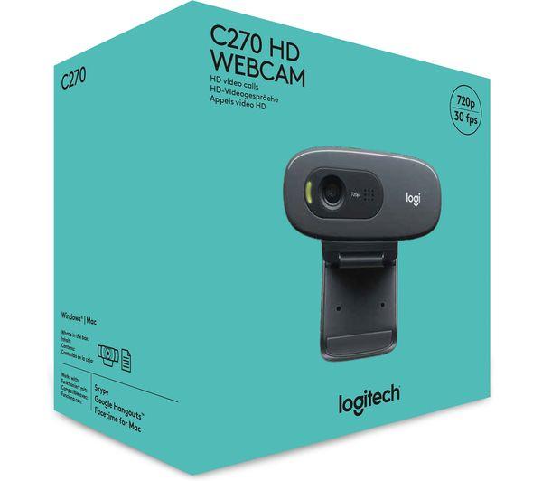 logitech c270 HD Webcam (Dark Grey) - 960-000694 - Innovative Computers Limited